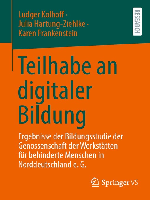 Title details for Teilhabe an digitaler Bildung by Ludger Kolhoff - Available